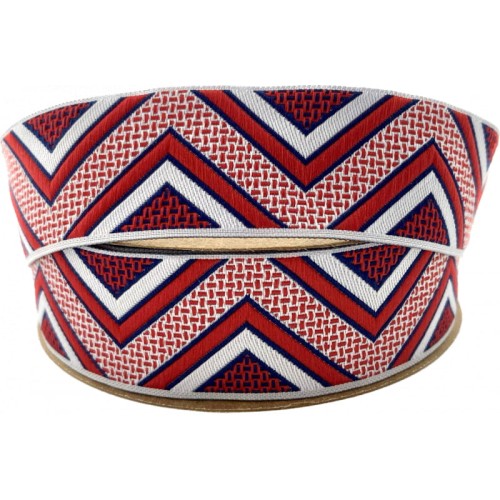 Taśma żakardowa - 25706 v3 - 2,5cm