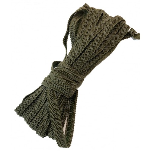 Taśma ozdobna - SR 014 - khaki, 1,5cm