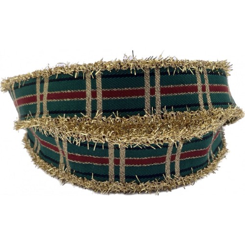 Taśma żakardowa bożonarodzeniowa - 25136SKLY - 3cm