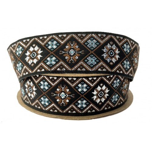 Taśma żakardowa - 25975 V6 - 2,5cm