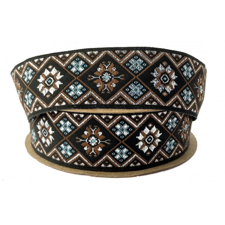 Taśma żakardowa - 25975 V6 - 2,5cm