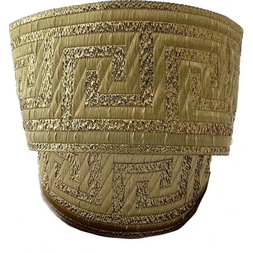 Taśma żakardowa - 50062 - metalizowana złota - 5cm