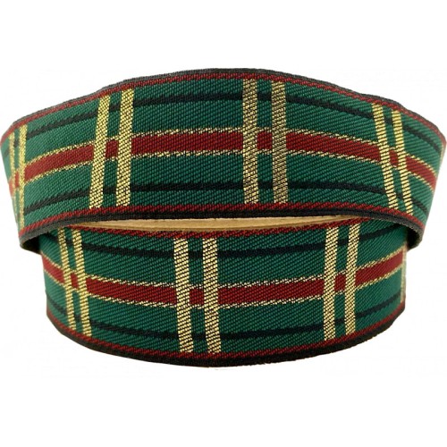 Taśma żakardowa bożonarodzeniowa - 25136 - 2.5cm