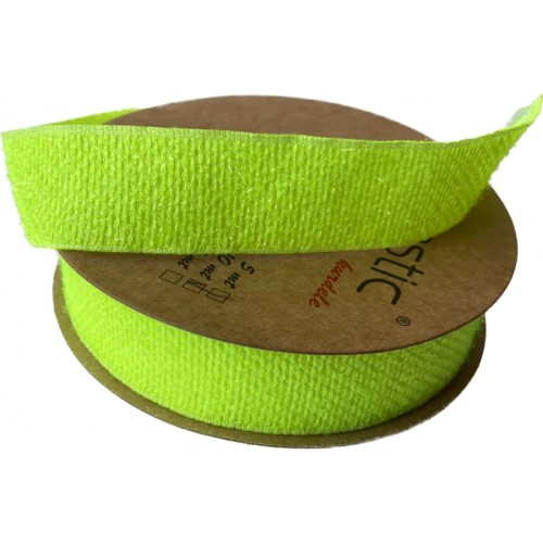 Taśma ozdobna połyskliwa - 20319 v7 - żółty neon - 2 cm