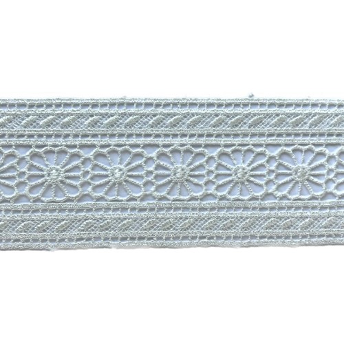 Gipiura - LD214 - biała śmietankowa - 6 cm