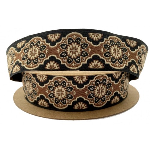 Taśma żakardowa - 25707 v8 - 2,5cm