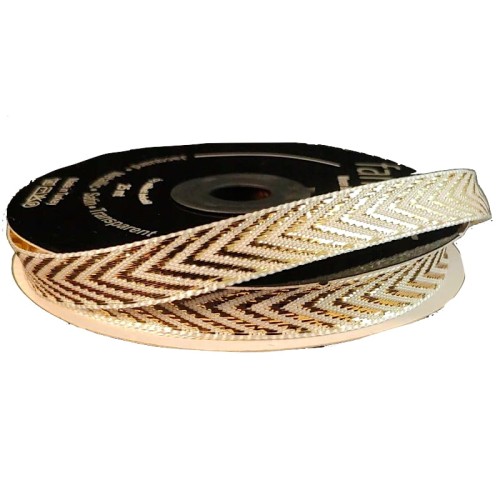 Taśma ozdobna - 10100 – złota - 1cm
