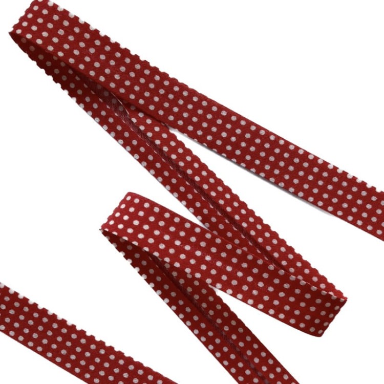 Lamówka bawełniana - kropki sp10 - 2 cm