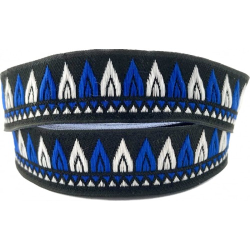 Taśma żakardowa, taśma ozdobna - 20277 v2 - 2cm