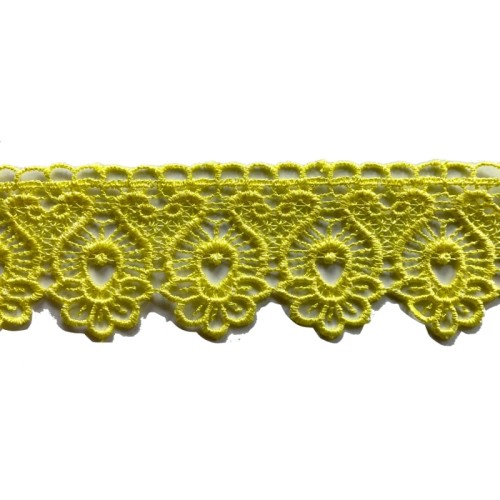 Gipiura - B0404 - żółty / cytrynowy - 4cm