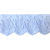 Koronka na tiulu - 0207 - biała - 9,5cm