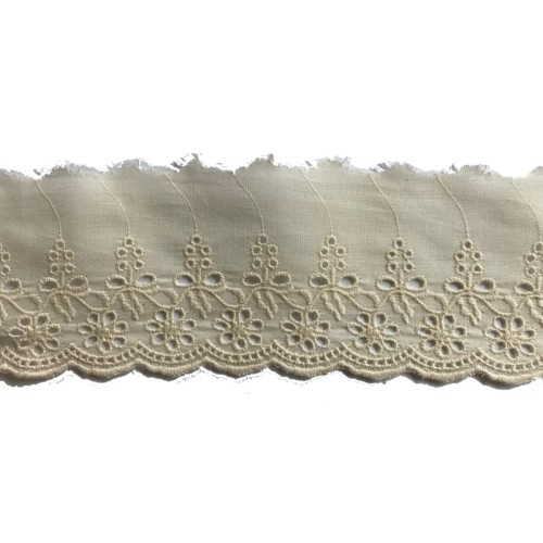 Haft na batyście - FGL- 48 - naturalny - 6,5cm