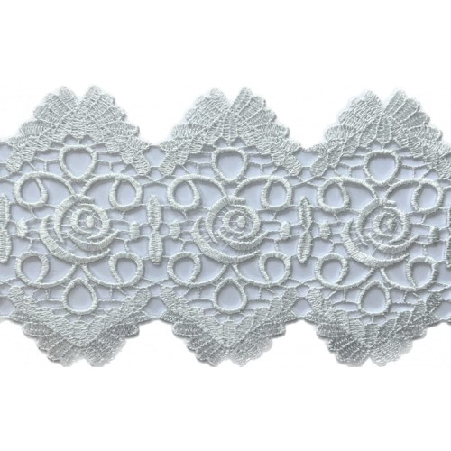 Gipiura - LD213 - biała śmietankowa - 10,5 cm