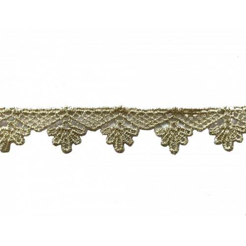 Gipiura - S4GB2399 - beż/złoto - 2 cm