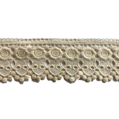 Gipiura bawełniana - GC-576 - naturalna - 7cm