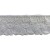Koronka na tiulu - B0220 - biała - 7cm