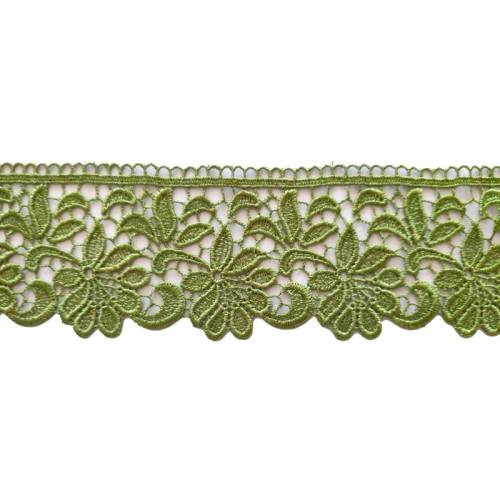 Gipiura - 8514B - zielona/oliwkowa - 6,5cm