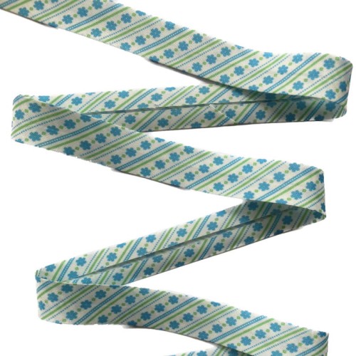 Lamówka bawełniana - kwiaty 315 - 2 cm