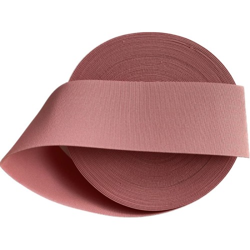 Guma elastyczna turecka - 8 cm - różowa