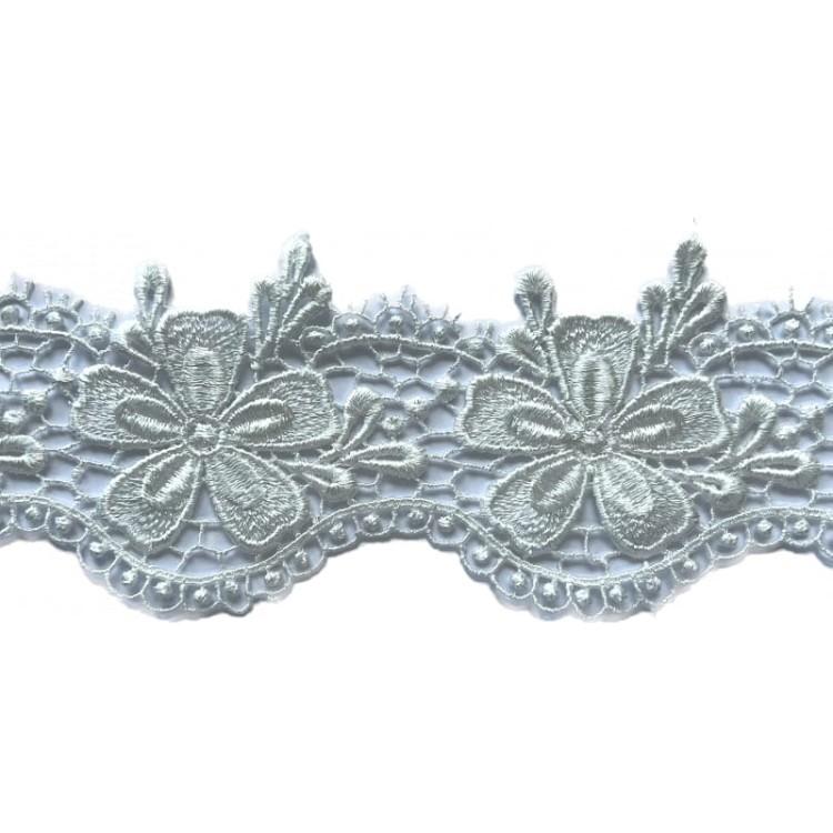 Gipiura - LD202 - biała śmietankowa - 7,5 cm