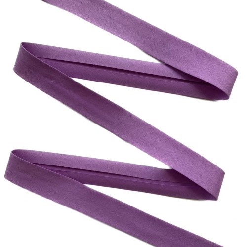 Lamówka bawełniana - lawendowa ct40 - 2 cm