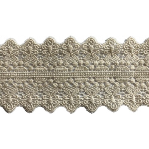 Gipiura bawełniana - CG- 590025 - naturalna - 10cm