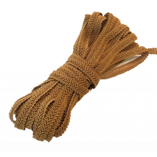 Taśma ozdobna - SR 030 - czekoladowy, 1,5cm