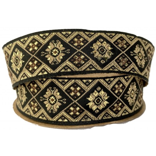 Taśma żakardowa - 25975 v3 - 2,5cm