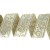 Taśma żakardowa - 35078 - biało-złota – 3,5cm