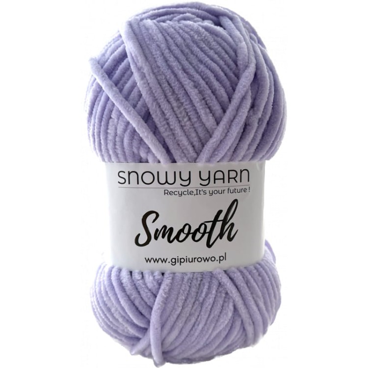 Aksamitna włóczka Smooth - liliowa 936 - 120 m