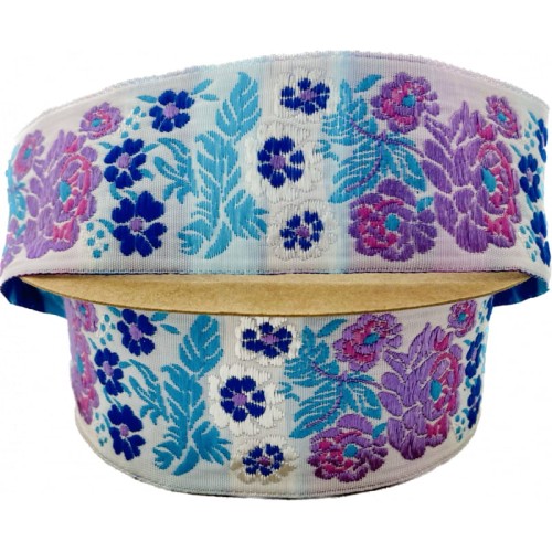 Taśma żakardowa - 35097 v8 - 3,5cm