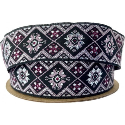 Taśma żakardowa - 25975 v2 - 2,5cm