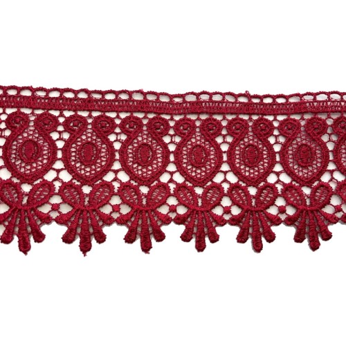 Końcówka- Promocja-0,65mb- Gipiura 8772 - bordowa - 8cm