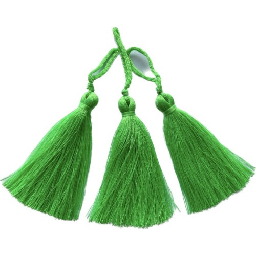 Chwost z zawieszką - neonowy zielony N32 - 7 cm