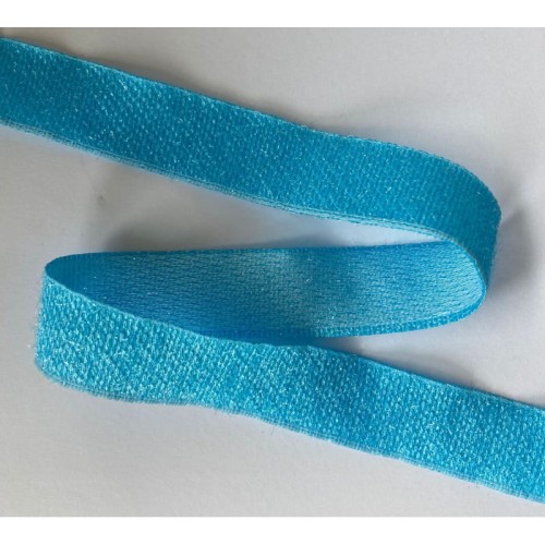 Taśma ozdobna połyskliwa - 20319 v5 - niebieski - 2 cm