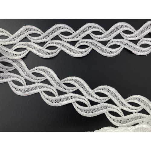 Gipiura - 5F62 - biała śmietankowa - 5,5 cm