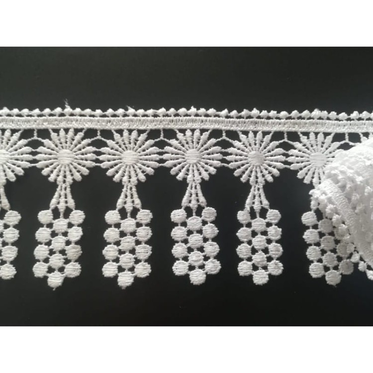 Promocja - Końcówka- 0,9 mb Gipiura - 5776 - biała - 7cm