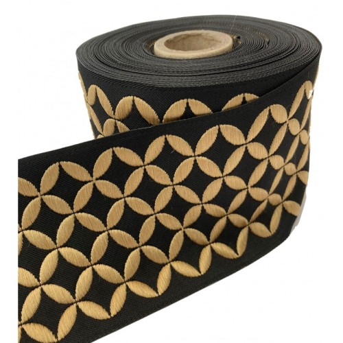 Taśma żakardowa - 70185 v9 - 7cm