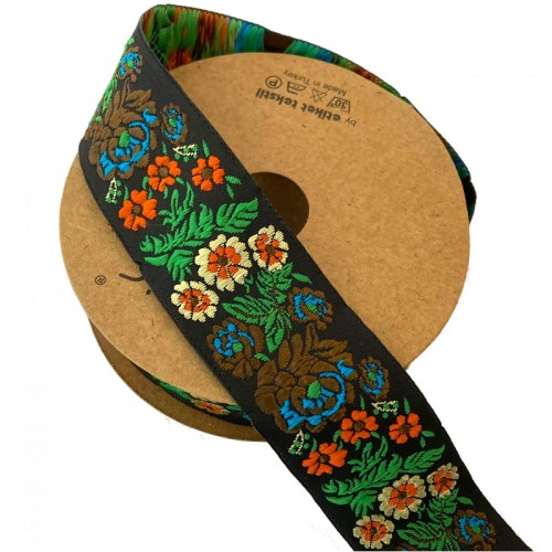 Taśma żakardowa - 35097 v9 - 3,5cm