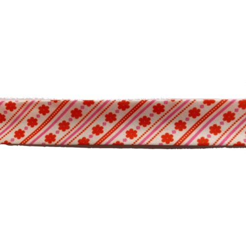 Lamówka bawełniana - kwiaty 318 - 2 cm