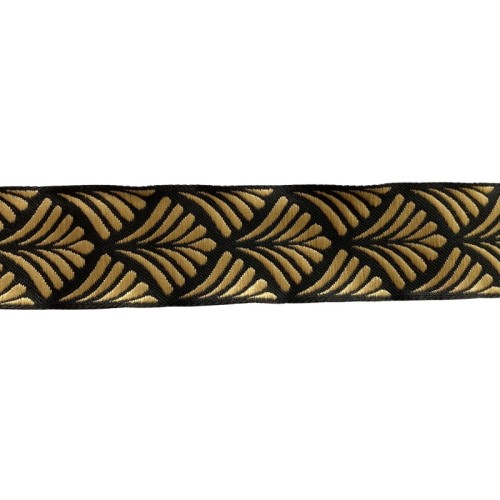 Taśma żakardowa - 35273 v10 - 3,5cm