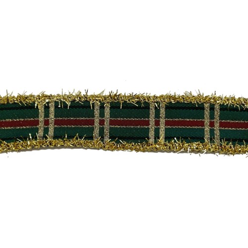 Taśma żakardowa bożonarodzeniowa - 25136SKLY - 3cm