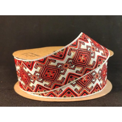 Taśma żakardowa - 35941 - 3,5cm