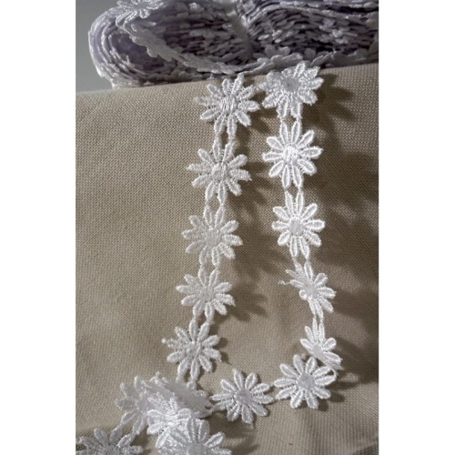 Gipiura margerytka - S 1139 - biała - 2,5cm