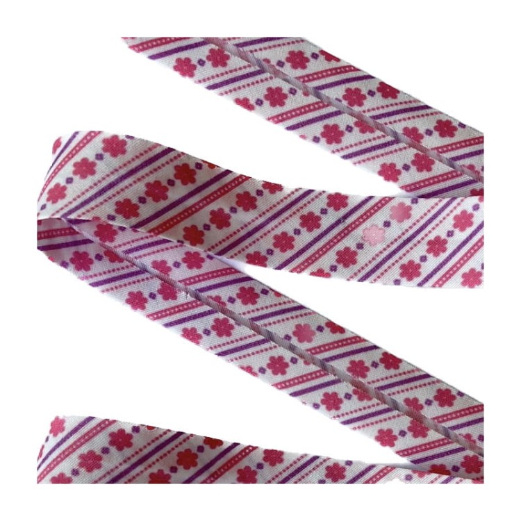 Lamówka bawełniana - kwiaty 314 - 2 cm