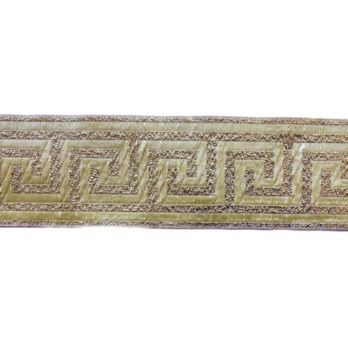 Taśma żakardowa - 50062 - metalizowana złota - 5cm