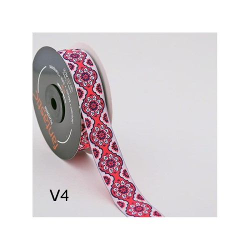 Taśma żakardowa - 25707 v4 - 2,5cm