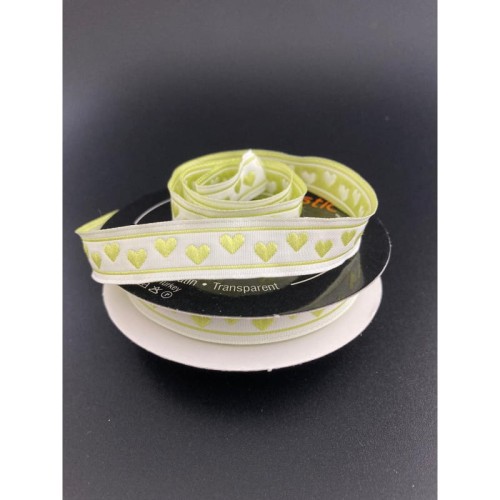 Taśma żakardowa - 11035 zielona - 1,1cm