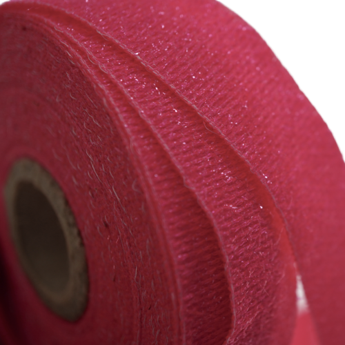 Taśma ozdobna połyskliwa - 20319 v6 - róż neon - 2 cm