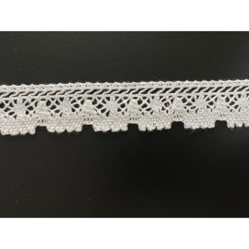 Koronka bawełniana 1340 biała, 3 cm